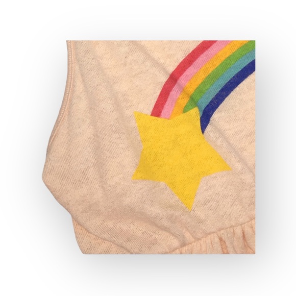 Deadstock: new Wildfox ☻ Grunge Fest Rainbow Irish Tank Top ☻ BBJ Material Small - Picture 10 of 16